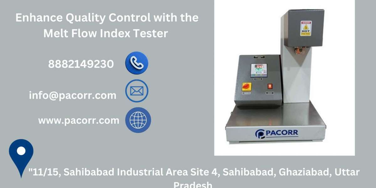 Understanding the Role of Pacorr's Melt Flow Index Tester in Plastic Industry Standards Compliance